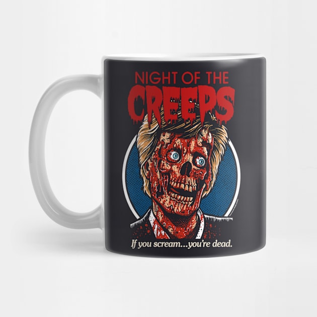 Night Of The Creeps, horror, 80s, cult classic by PeligroGraphics